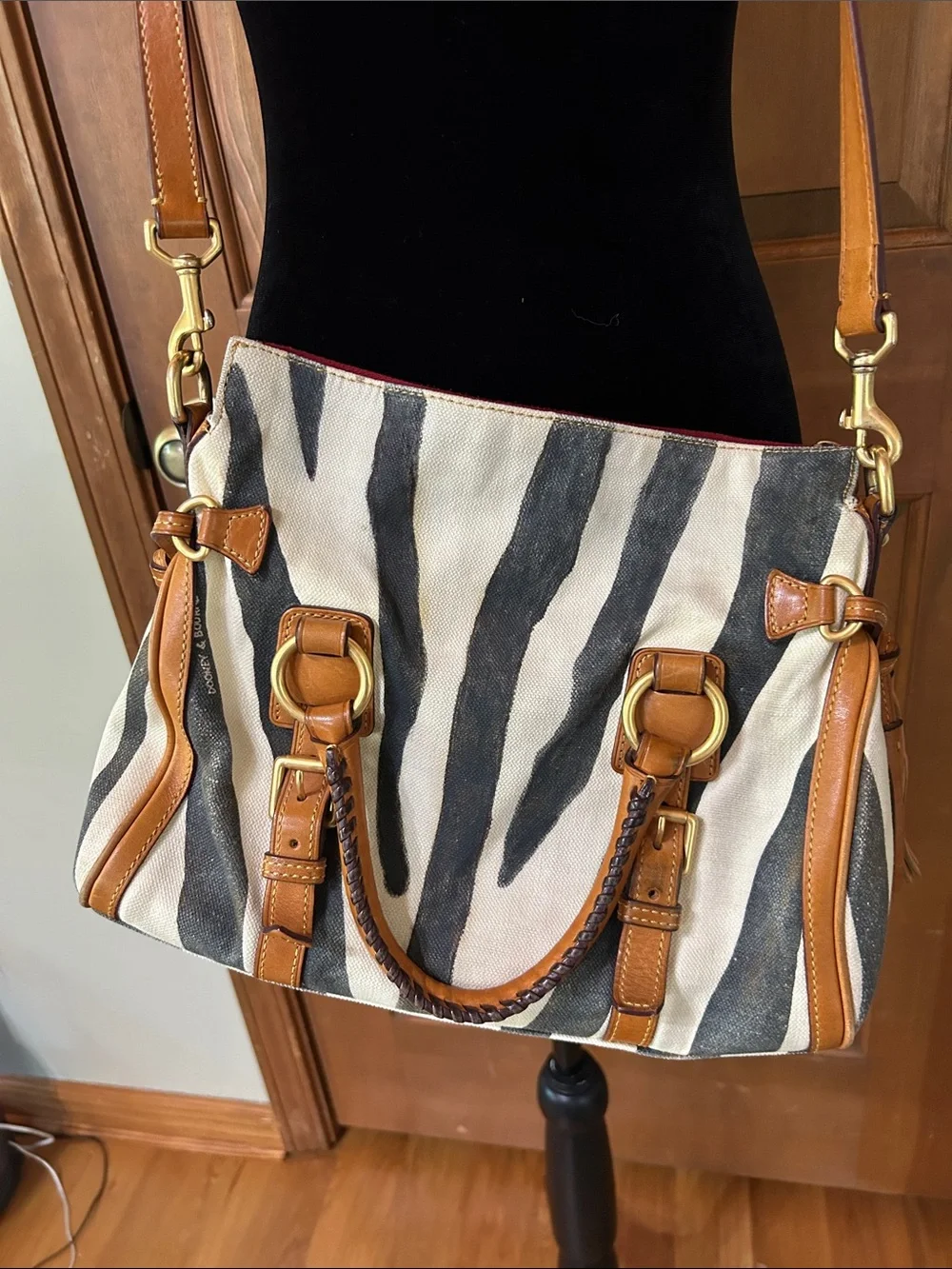 Dooney and  Bourke Zebra Satchel